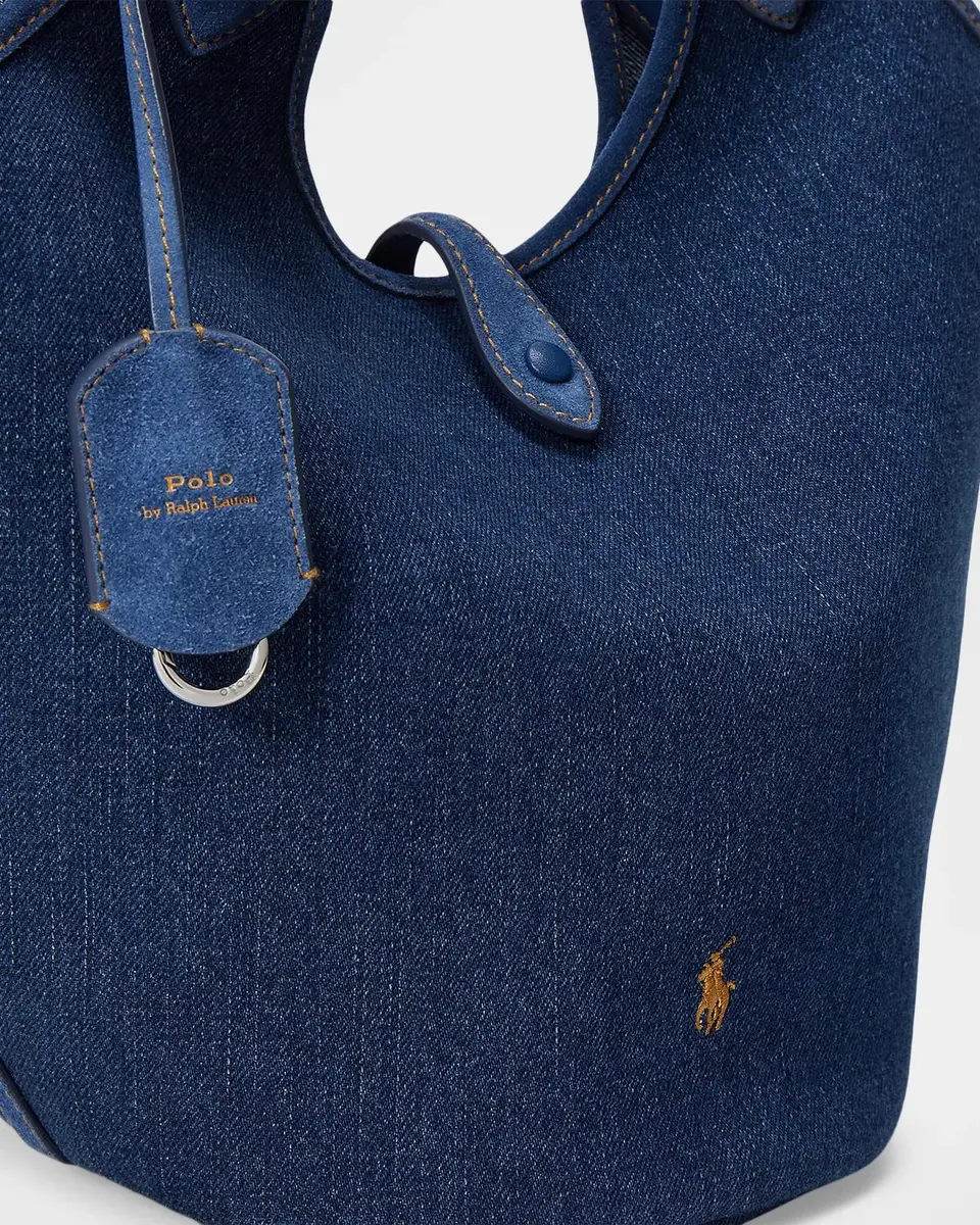 Polo Ralph Lauren Polo Play Denim Tote Bag | Thumbnail 4 Polo Ralph Lauren Polo Play Denim Tote Bag | Thumbnail 4