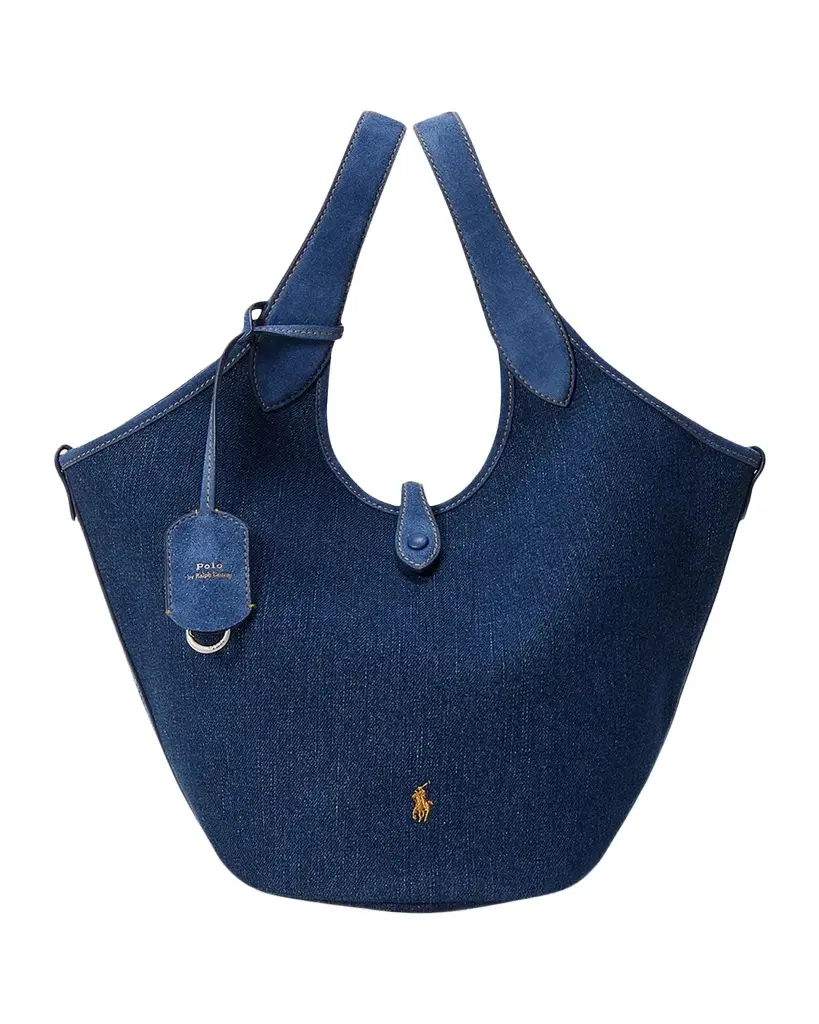 Polo Play Denim Tote Bag Polo Play Denim Tote Bag