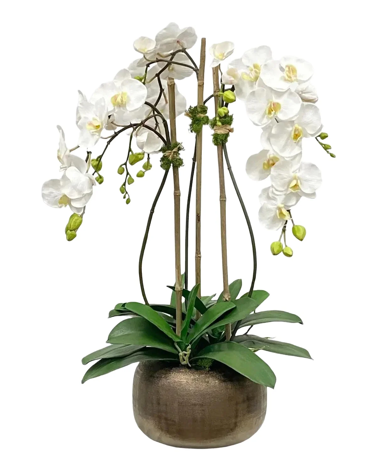 Winward Home Artificial Orchid Flower Arrangement