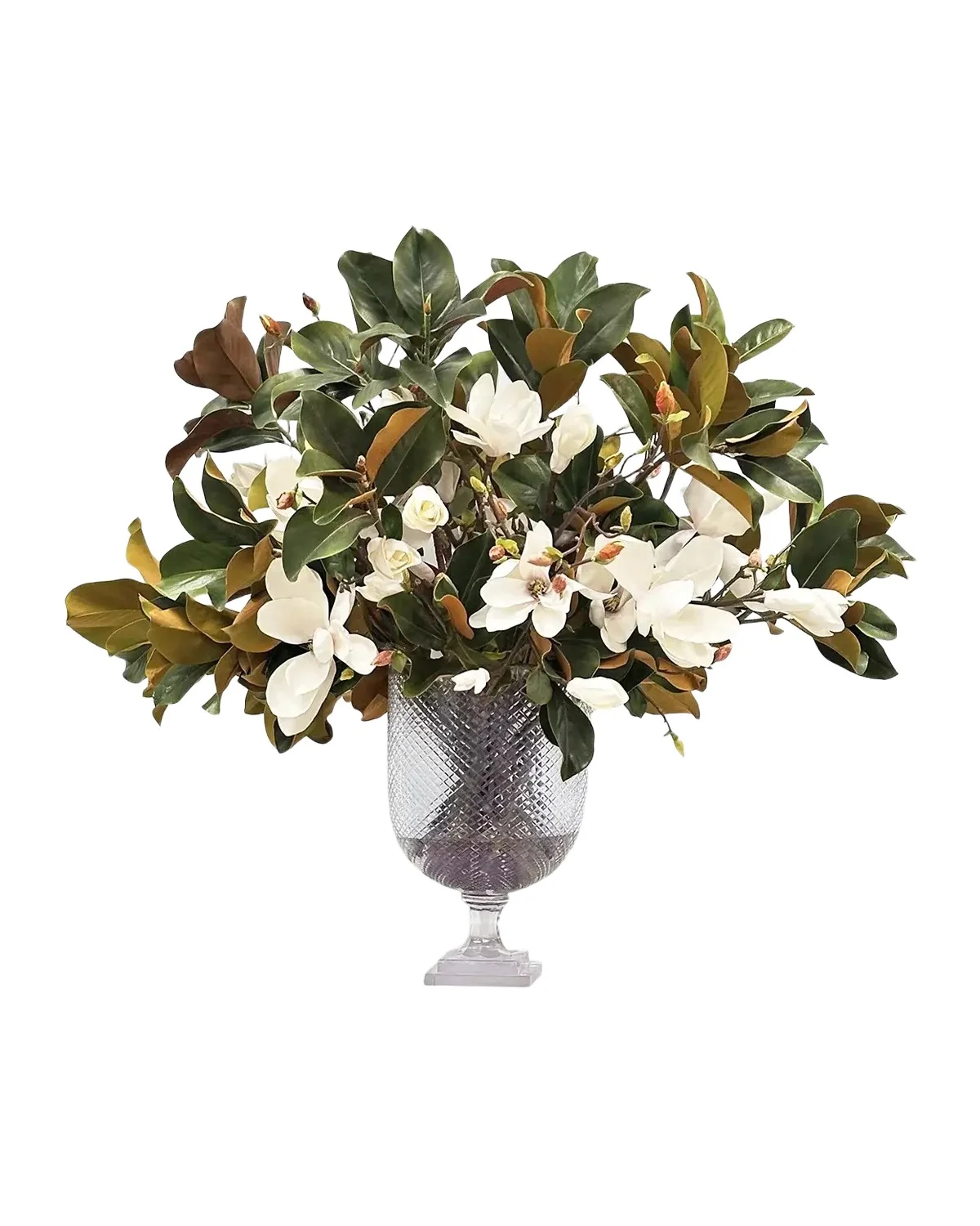 Winward Home Artificial Magnolia Floral Arrangement