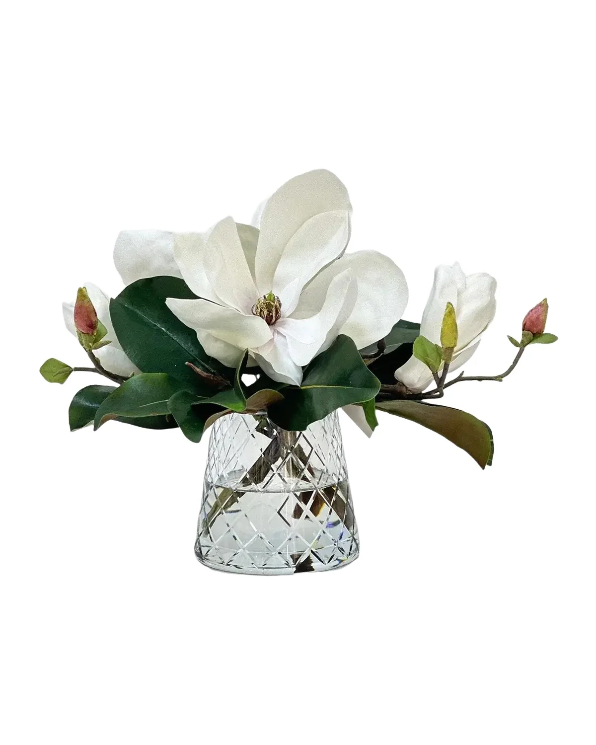 Winward Home Artificial Tree Magnolia Floral Arrangement