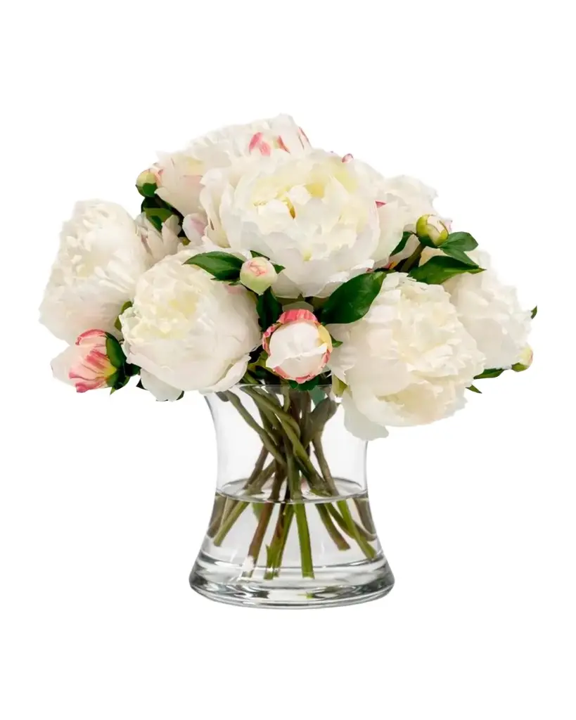 Winward Home Artificial Peony Floral Arrangement