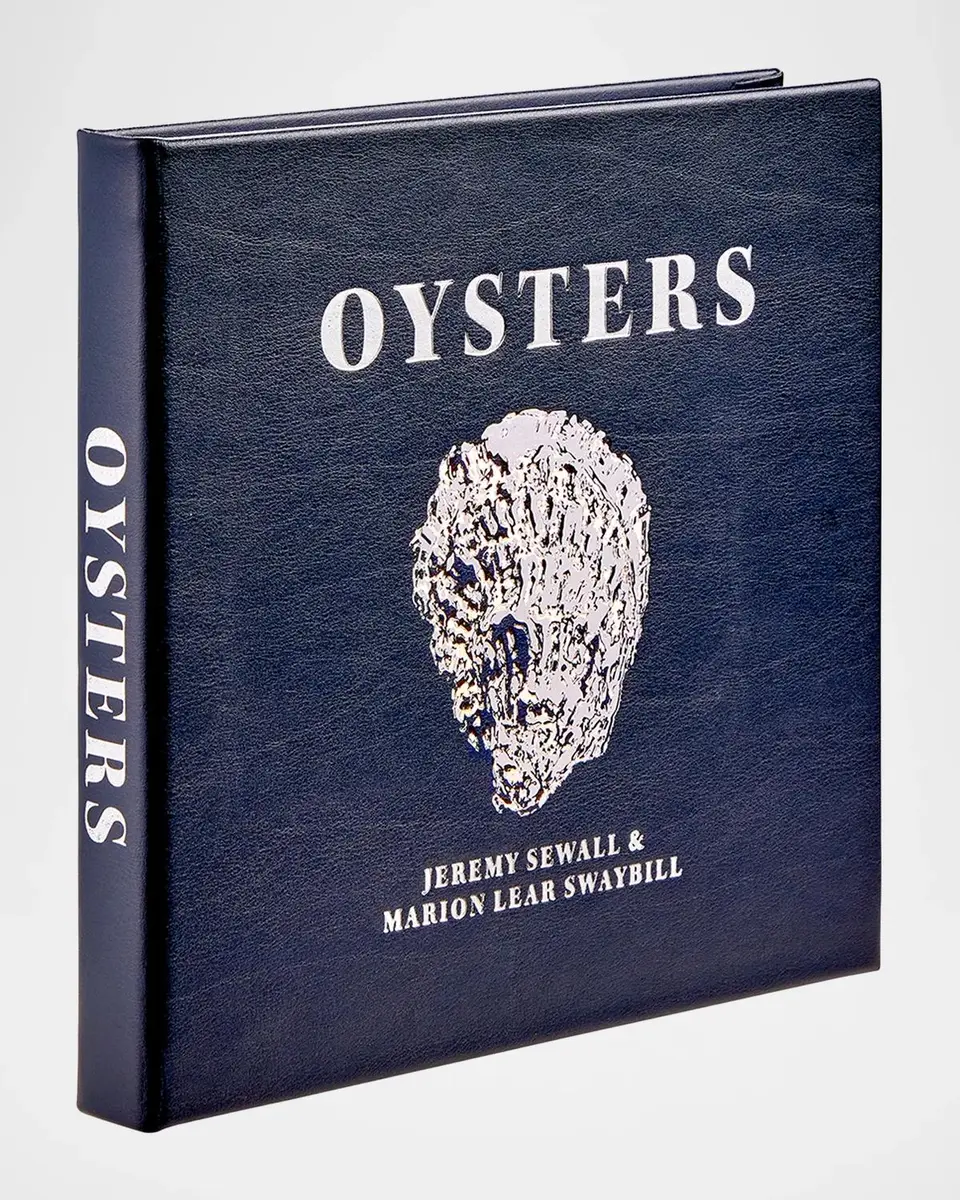 Graphic Image "Oysters: A Celebration in the Raw" Leather-Bound Book by Marion Lear Swaybill | Thumbnail 2 Graphic Image "Oysters: A Celebration in the Raw" Leather-Bound Book by Marion Lear Swaybill | Thumbnail 2