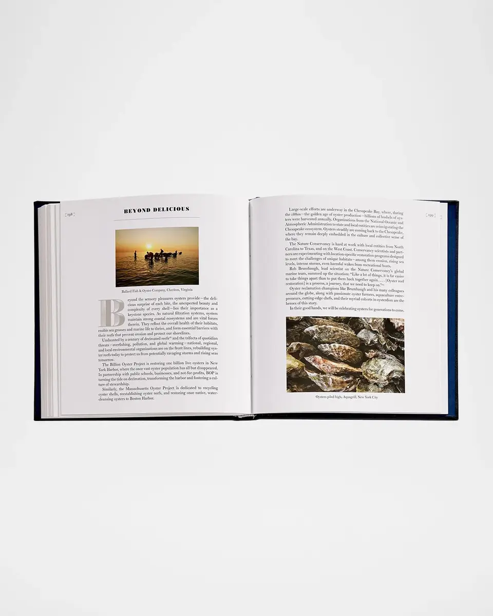 Graphic Image "Oysters: A Celebration in the Raw" Leather-Bound Book by Marion Lear Swaybill | Thumbnail 3 Graphic Image "Oysters: A Celebration in the Raw" Leather-Bound Book by Marion Lear Swaybill | Thumbnail 3
