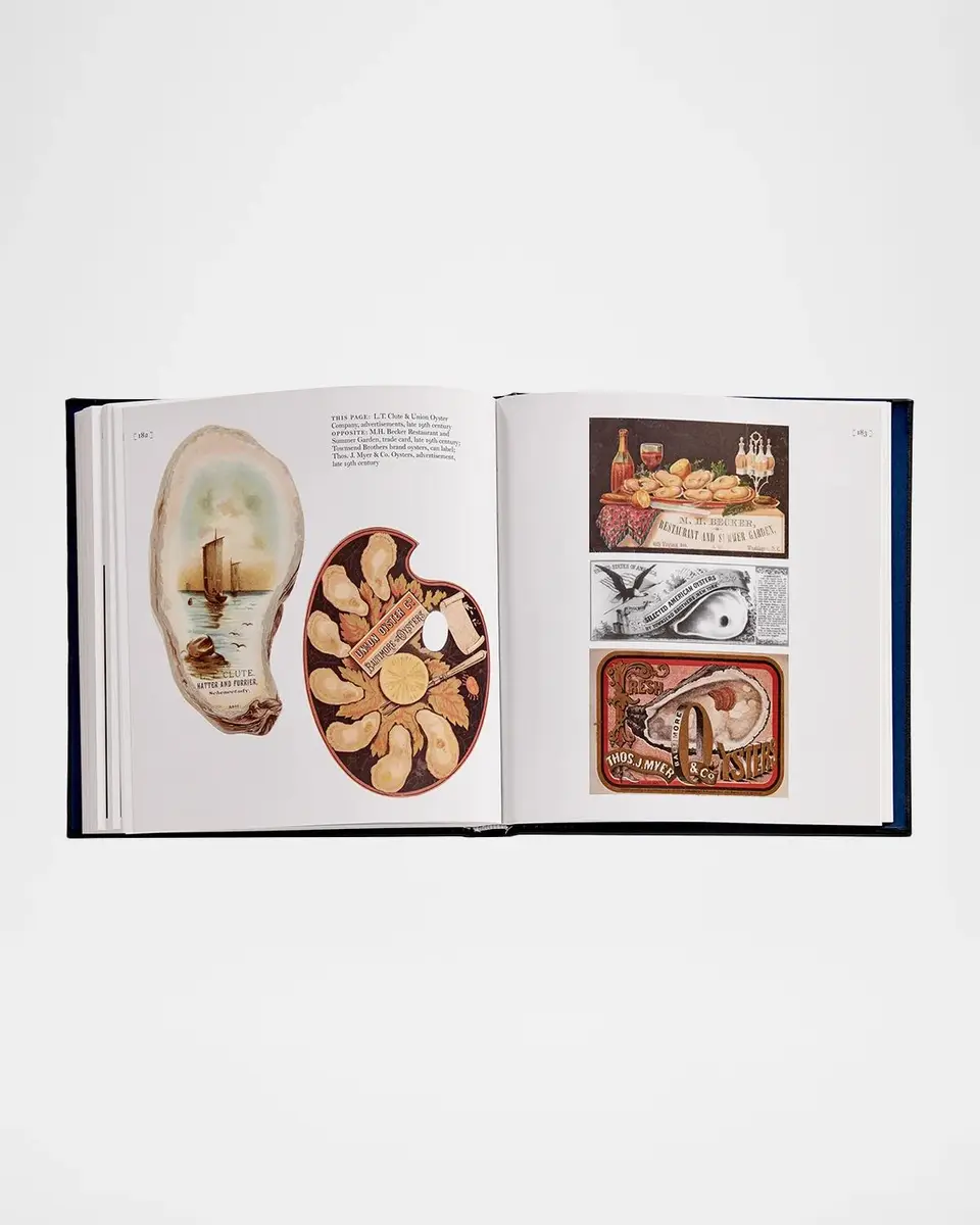Graphic Image "Oysters: A Celebration in the Raw" Leather-Bound Book by Marion Lear Swaybill | Thumbnail 5 Graphic Image "Oysters: A Celebration in the Raw" Leather-Bound Book by Marion Lear Swaybill | Thumbnail 5