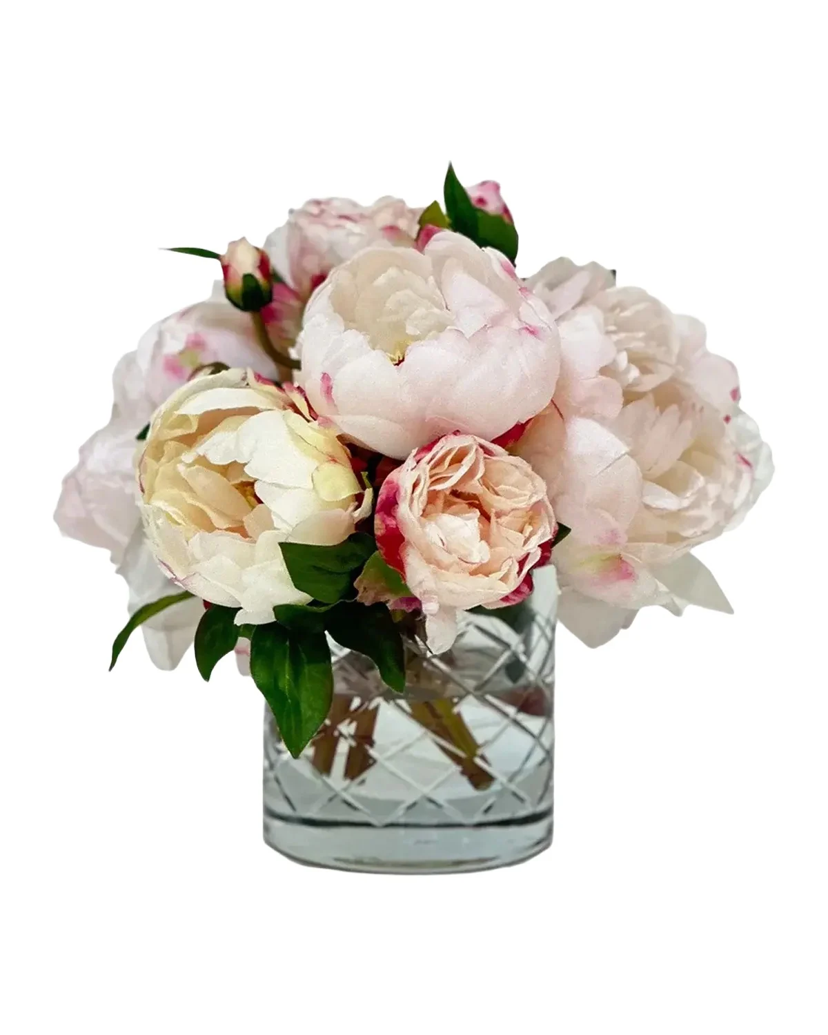 Winward Home Artificial Peony Floral Arrangement