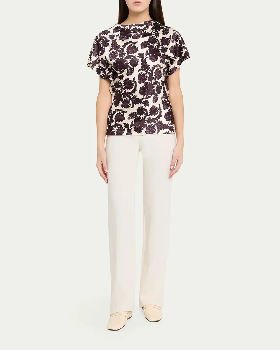 Veronica Beard Redgrave Damask Blouse | Thumbnail 2