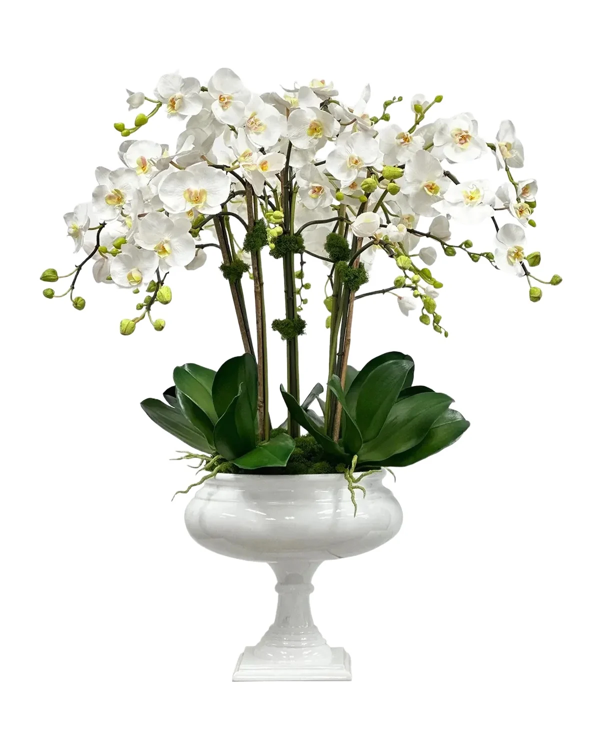Winward Home Artificial Orchid Floral Arrangement