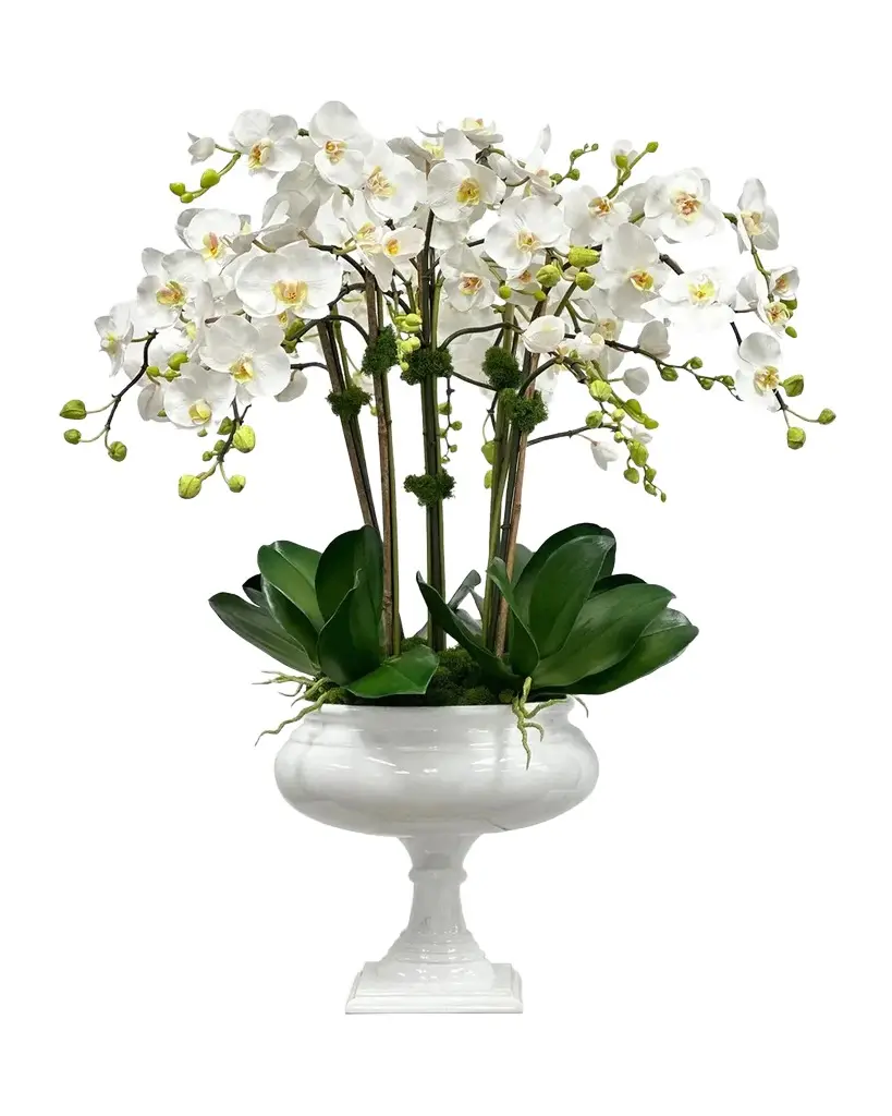 Winward Home Artificial Orchid Floral Arrangement