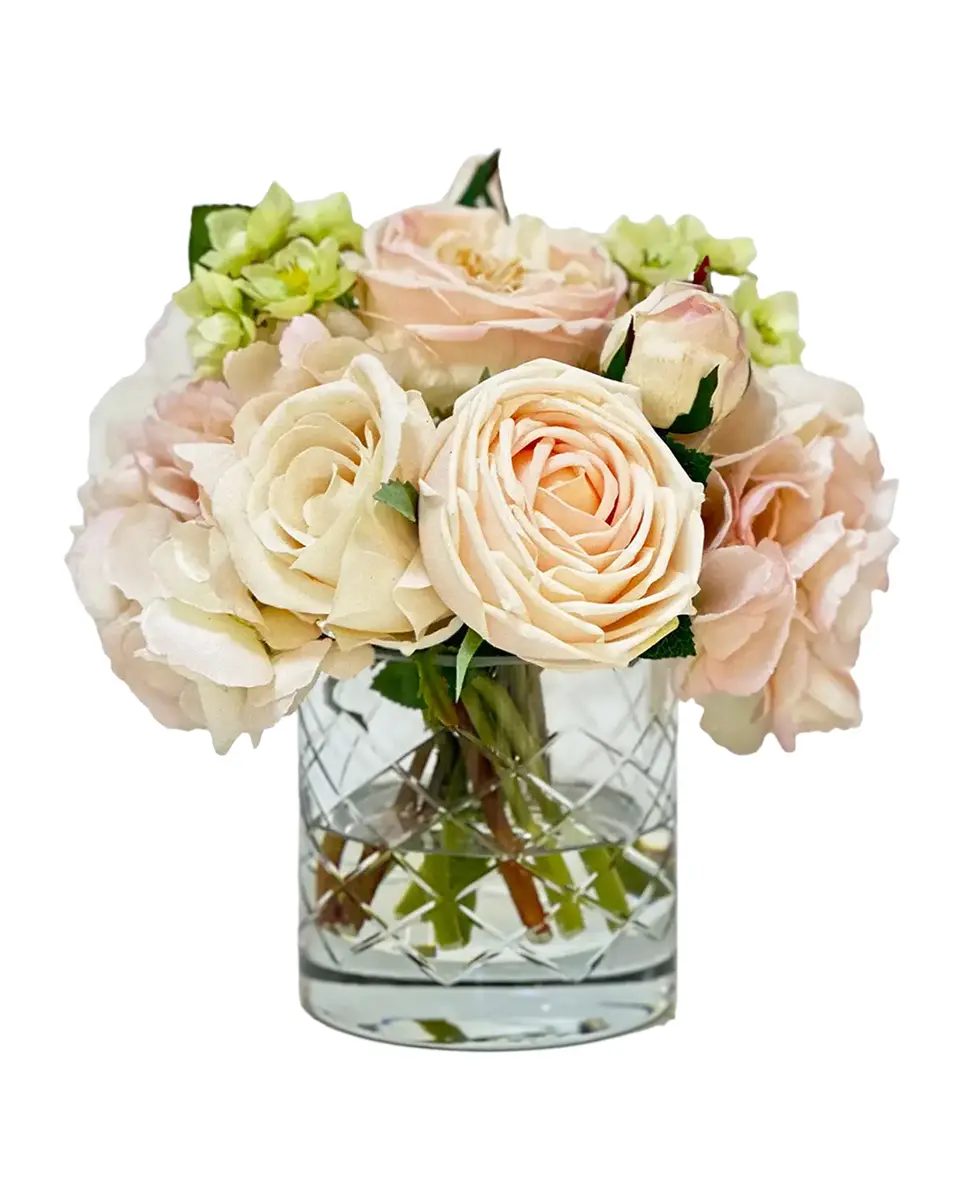 Winward Home Artificial Rose & Hydrangea Flower Arrangement | Thumbnail 2 Winward Home Artificial Rose & Hydrangea Flower Arrangement | Thumbnail 2