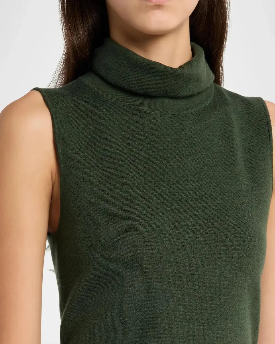 Theory Funnel-Neck Combo Midi Dress | Thumbnail 5 Theory Funnel-Neck Combo Midi Dress | Thumbnail 5