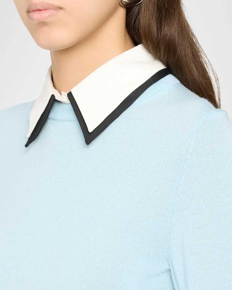 Alice + Olivia Porla Double Collar Sweater | Thumbnail 5 Alice + Olivia Porla Double Collar Sweater | Thumbnail 5