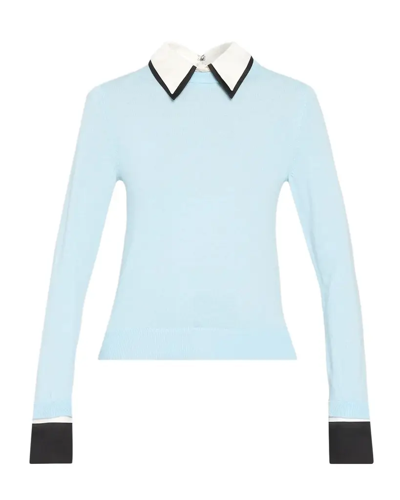 Alice + Olivia Porla Double Collar Sweater