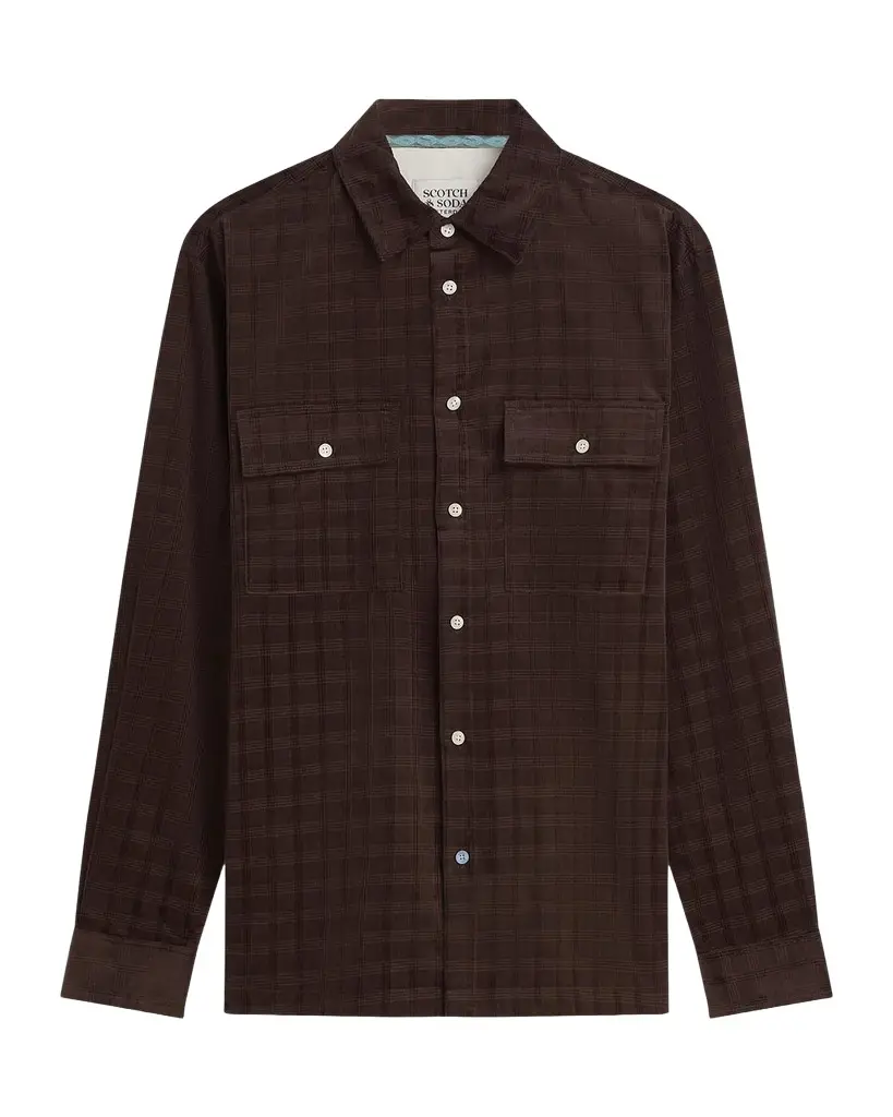 Men's Check Corduroy Shirt Men's Check Corduroy Shirt