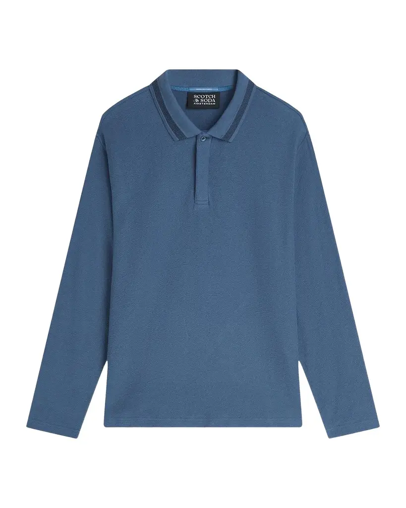 Men's Cotton Long-Sleeve Polo Shirt Men's Cotton Long-Sleeve Polo Shirt