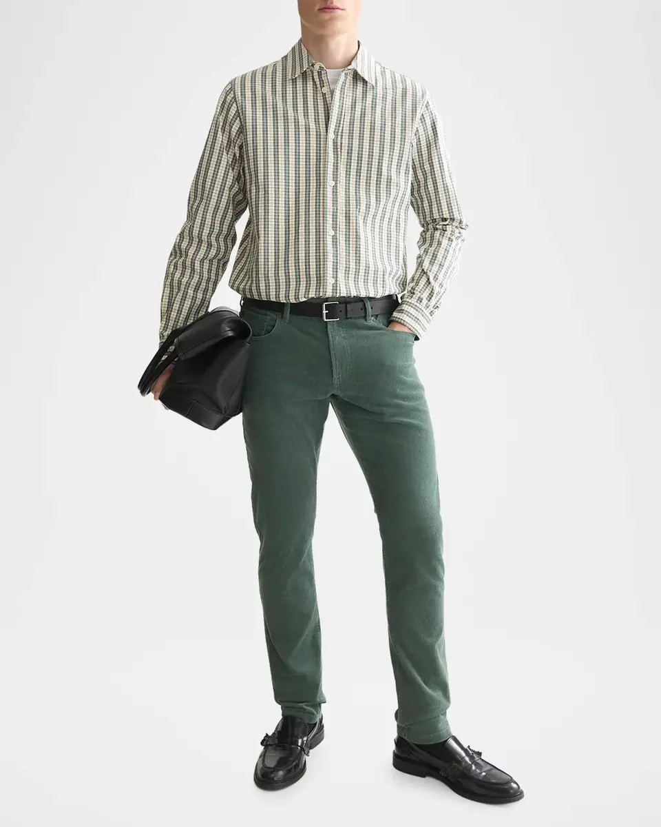 Scotch & Soda Men's Checked Cotton Shirt | Thumbnail 2 Scotch & Soda Men's Checked Cotton Shirt | Thumbnail 2