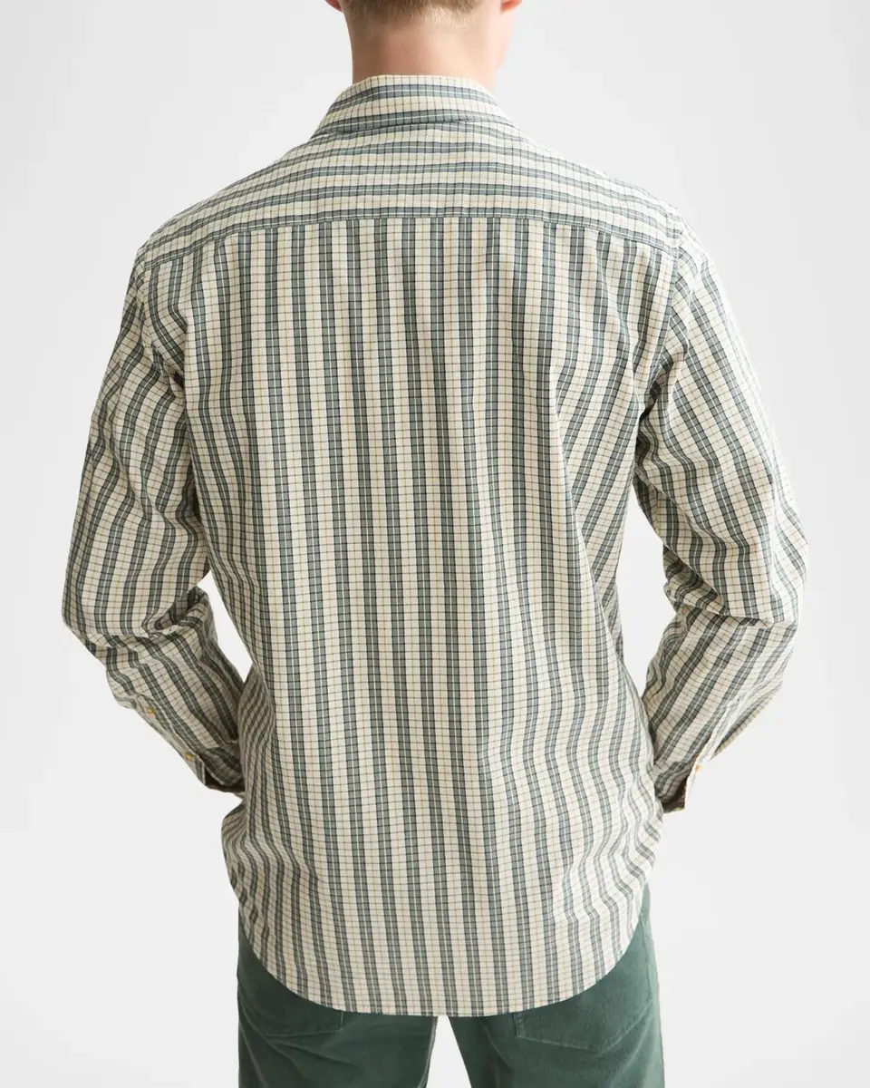 Scotch & Soda Men's Checked Cotton Shirt | Thumbnail 3 Scotch & Soda Men's Checked Cotton Shirt | Thumbnail 3