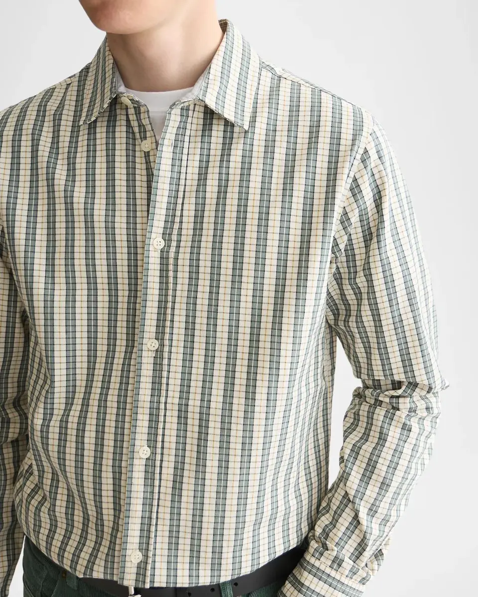 Scotch & Soda Men's Checked Cotton Shirt | Thumbnail 5 Scotch & Soda Men's Checked Cotton Shirt | Thumbnail 5