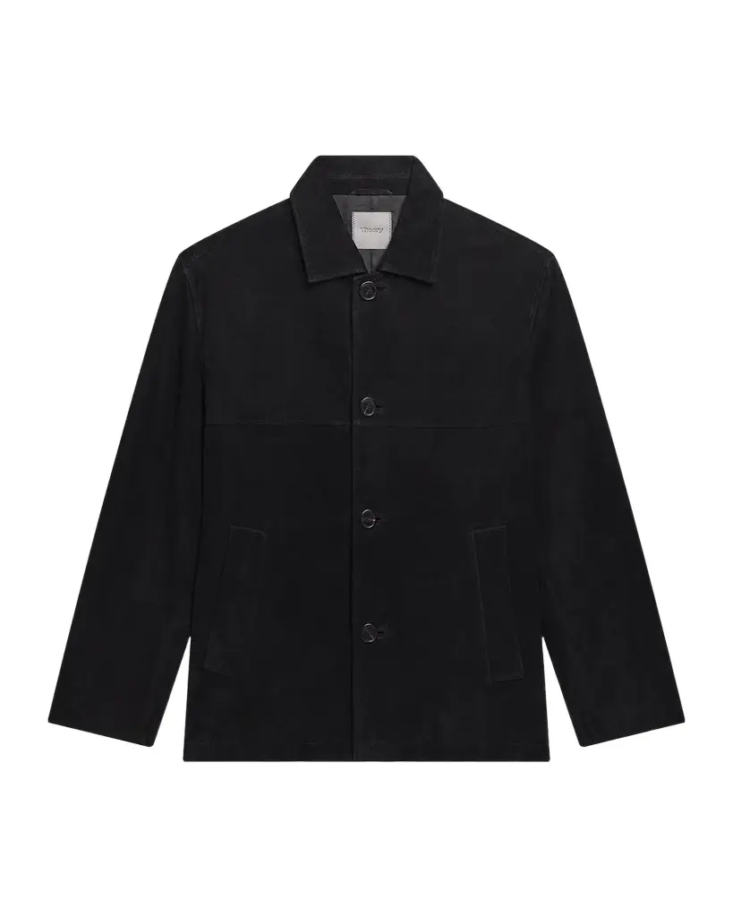 Theory Men's Wool Four-Button Car Coat