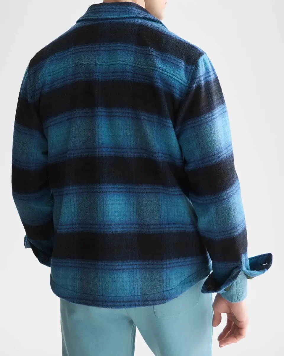 Scotch & Soda Men's Plaid Wool-Blend Shirt | Thumbnail 3 Scotch & Soda Men's Plaid Wool-Blend Shirt | Thumbnail 3