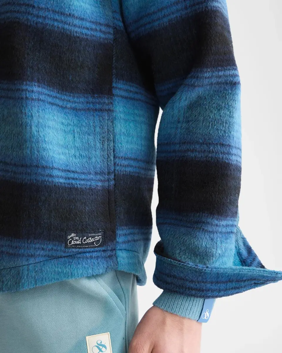 Scotch & Soda Men's Plaid Wool-Blend Shirt | Thumbnail 5 Scotch & Soda Men's Plaid Wool-Blend Shirt | Thumbnail 5