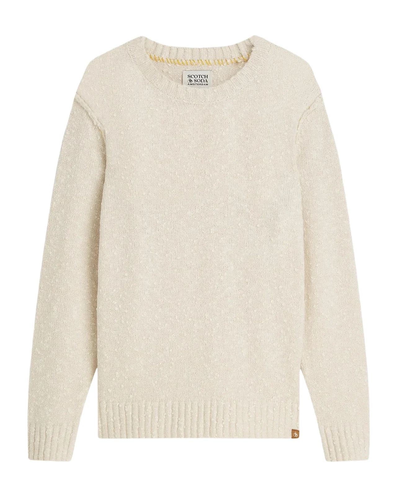 Men's Bouclé Crewneck Sweater
