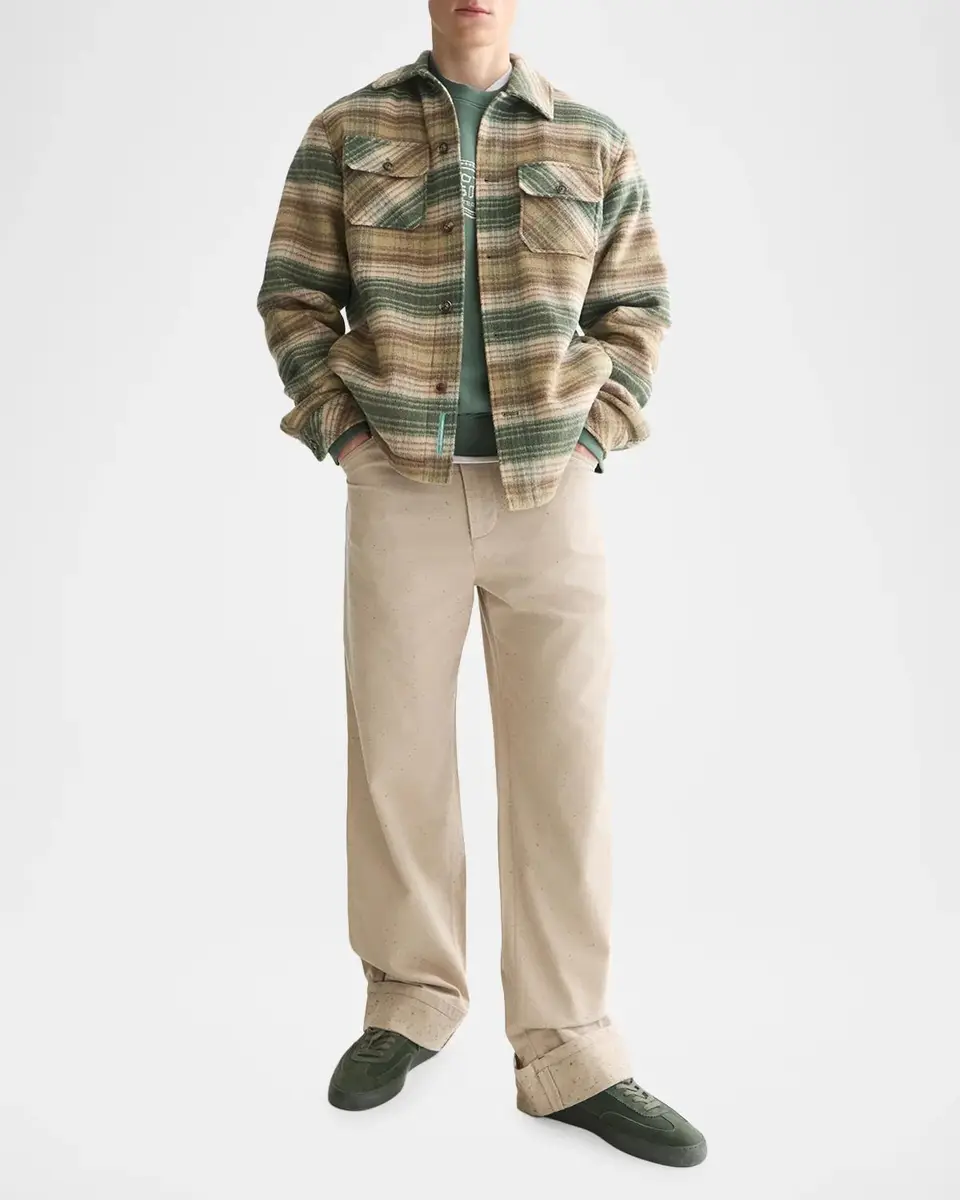 Scotch & Soda Men's Plaid Wool-Blend Shirt | Thumbnail 2 Scotch & Soda Men's Plaid Wool-Blend Shirt | Thumbnail 2