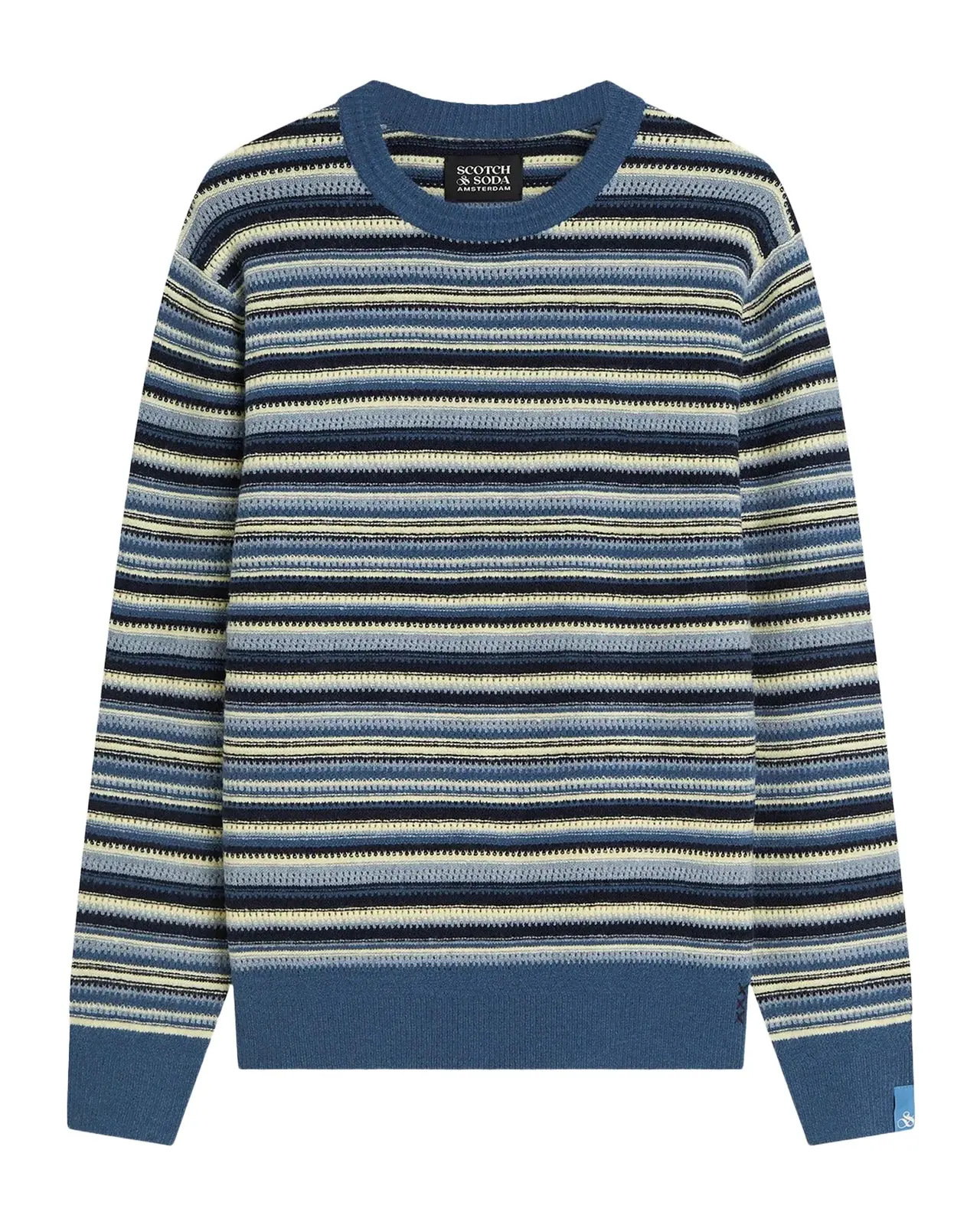 Scotch & Soda Men's Striped Soft-Knit Sweater