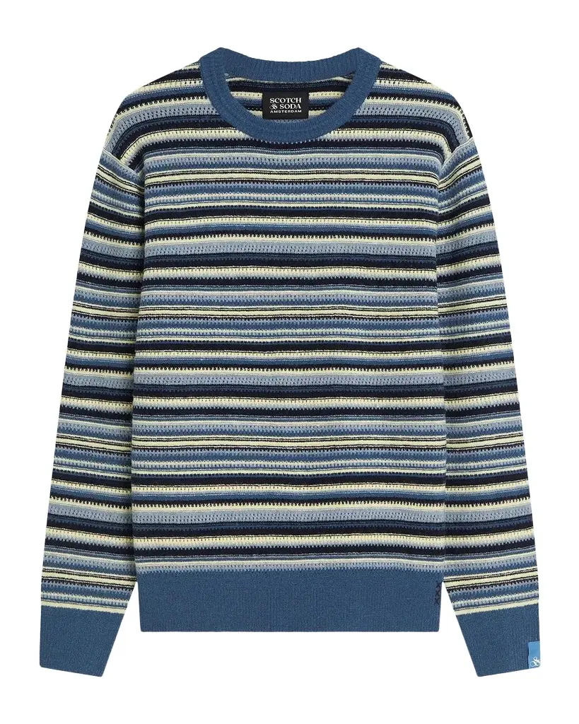 Men's Striped Soft-Knit Sweater Men's Striped Soft-Knit Sweater