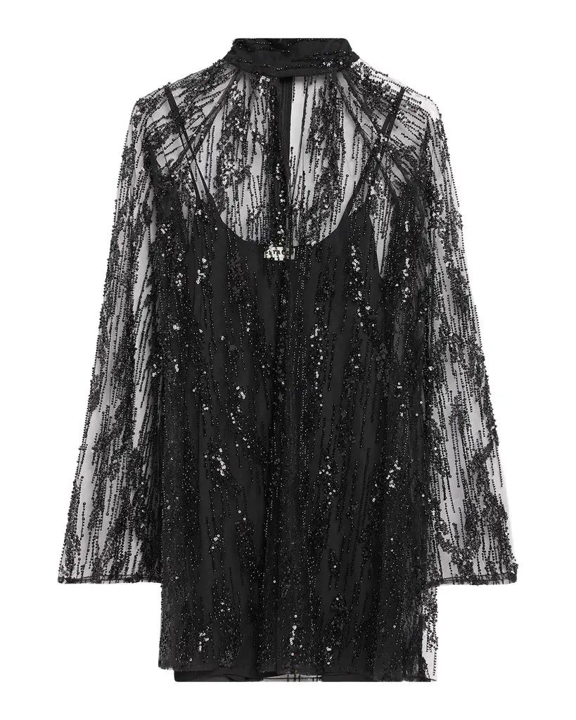 Esther Embellished Tulle Mini Dress Esther Embellished Tulle Mini Dress