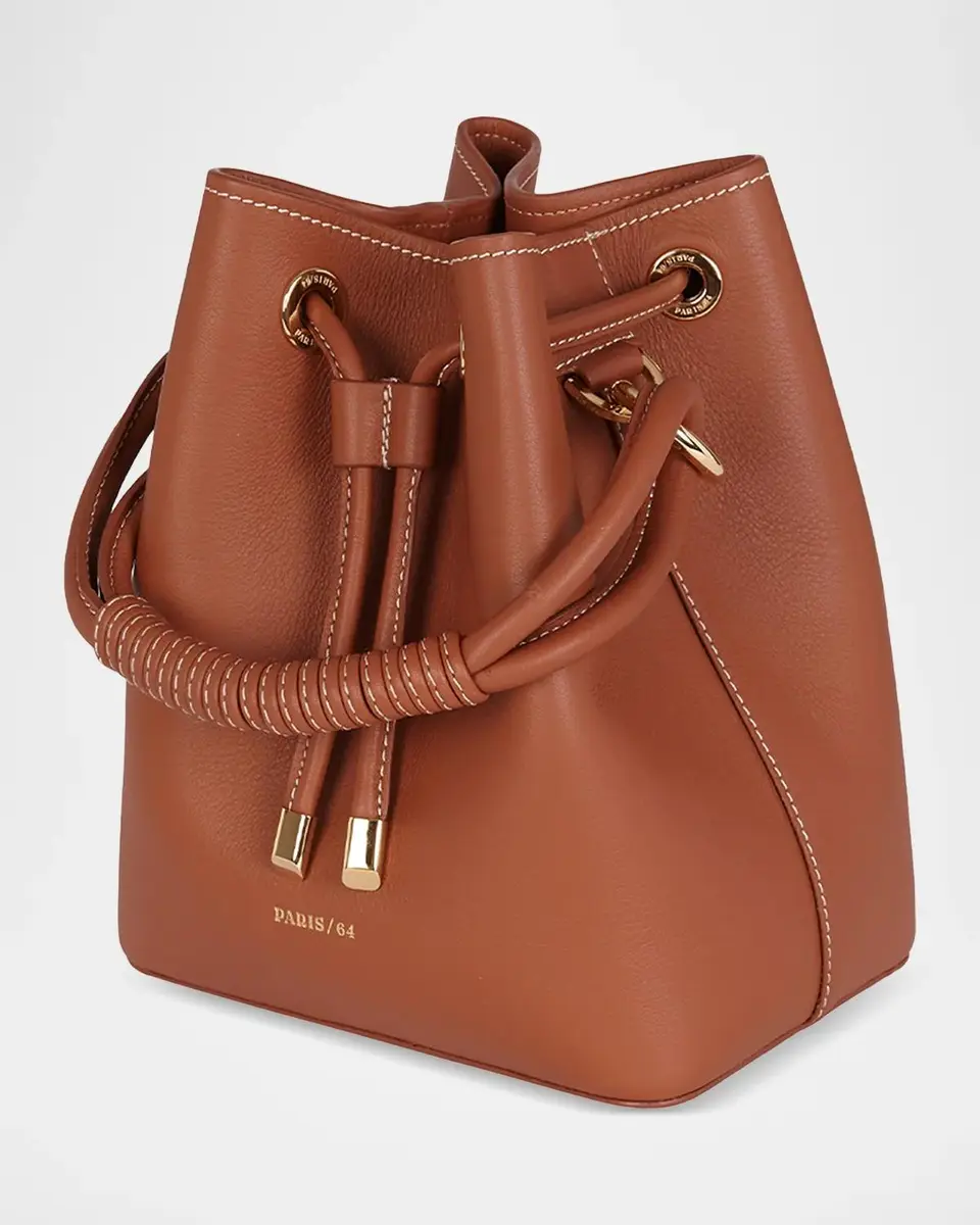 PARIS/64 Studio Leather Bucket Bag | Thumbnail 2