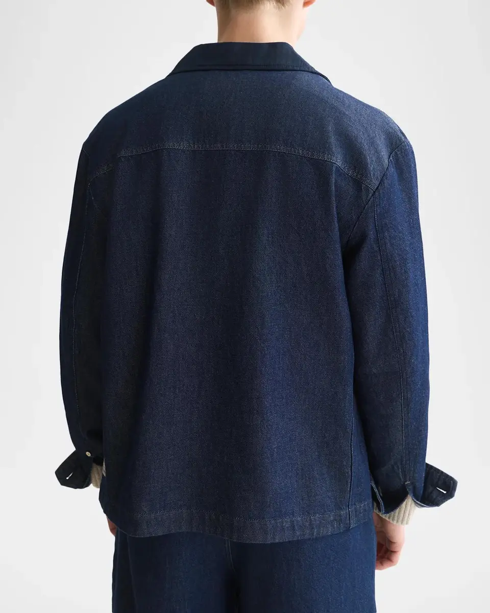 Scotch & Soda Men's Utility Cotton Denim Jacket | Thumbnail 3