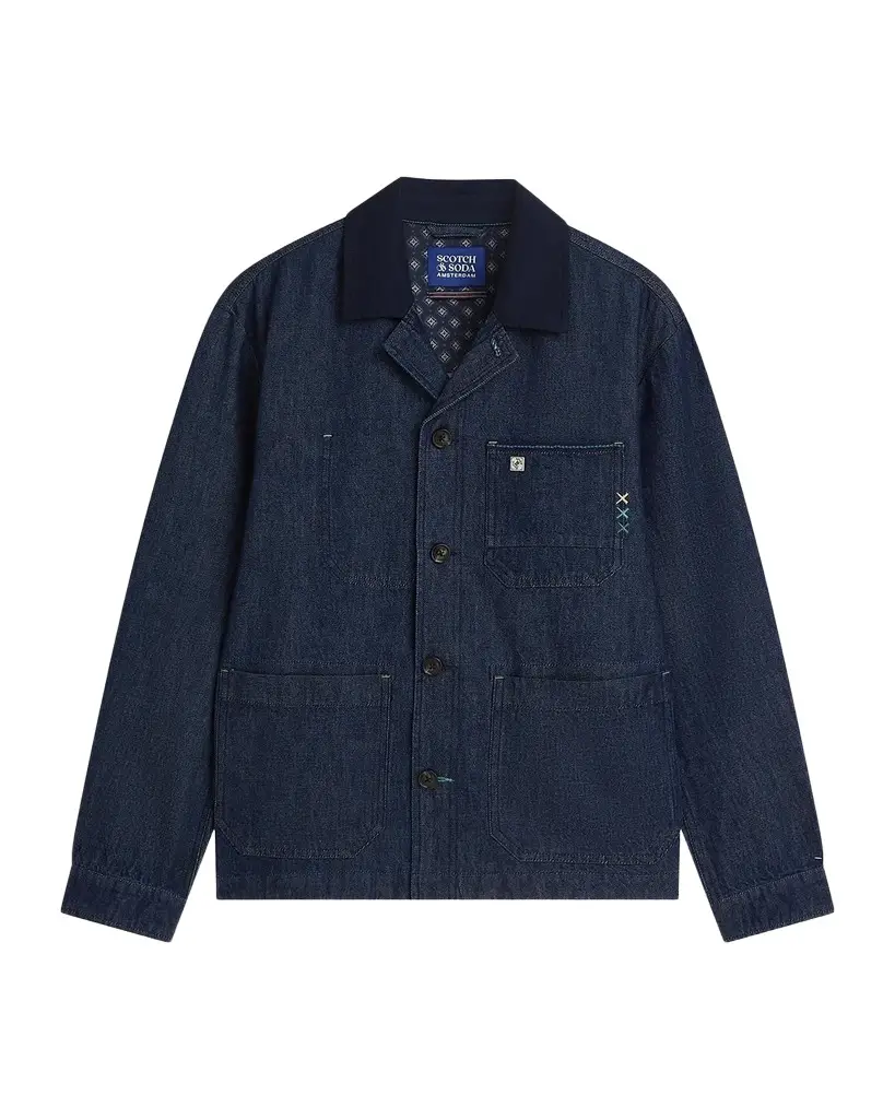 Men's Utility Cotton Denim Jacket Men's Utility Cotton Denim Jacket