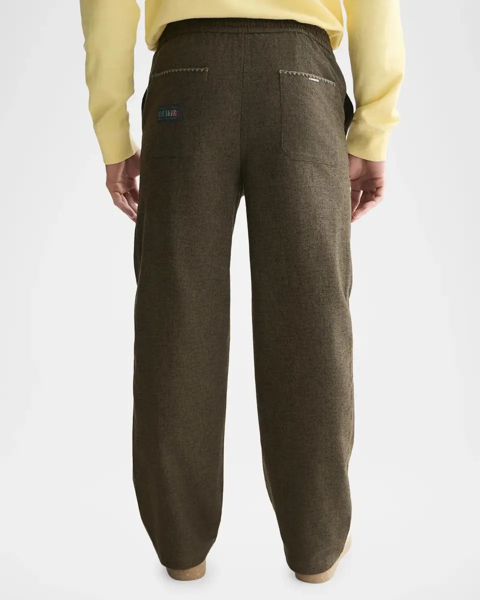 Scotch & Soda Men's Otis Melange Stretch-Cotton Straight-Leg Pants | Thumbnail 3 Scotch & Soda Men's Otis Melange Stretch-Cotton Straight-Leg Pants | Thumbnail 3