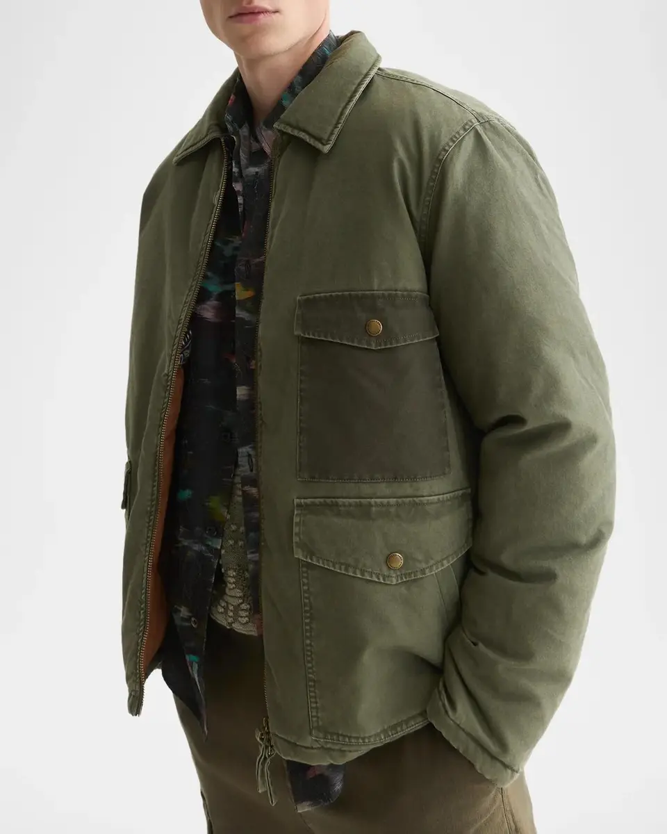 Scotch & Soda Men's J-Canvas Cotton-Blend Worker Jacket | Thumbnail 5 Scotch & Soda Men's J-Canvas Cotton-Blend Worker Jacket | Thumbnail 5