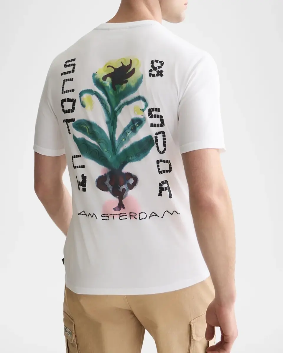 Scotch & Soda Men's Graphic Cotton T-Shirt | Thumbnail 3 Scotch & Soda Men's Graphic Cotton T-Shirt | Thumbnail 3