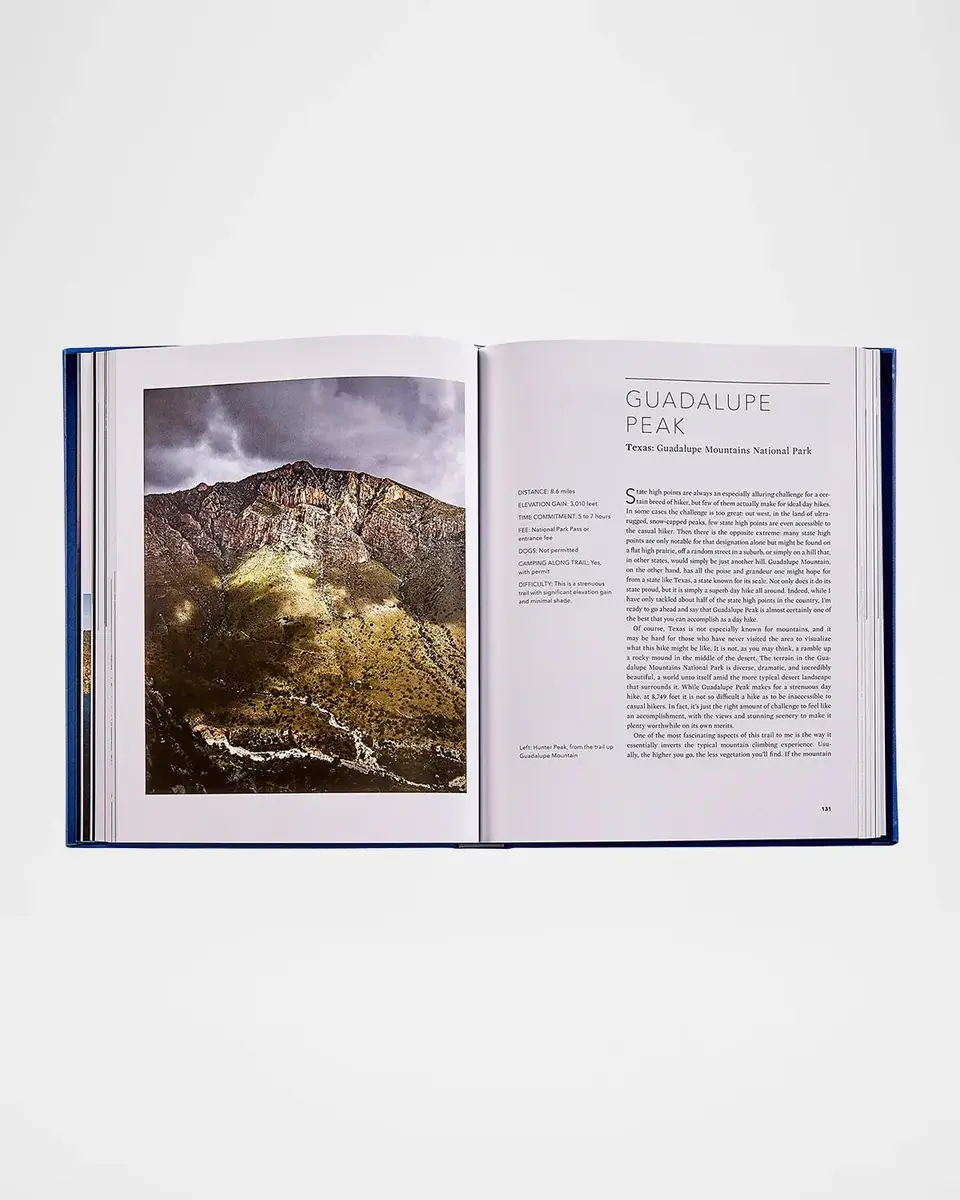 Graphic Image "America's Best Day Hikes: Spectacular Single-Day Hikes Across the States" Leather-Bound Book by Derek Dillinger | Thumbnail 6 Graphic Image "America's Best Day Hikes: Spectacular Single-Day Hikes Across the States" Leather-Bound Book by Derek Dillinger | Thumbnail 6