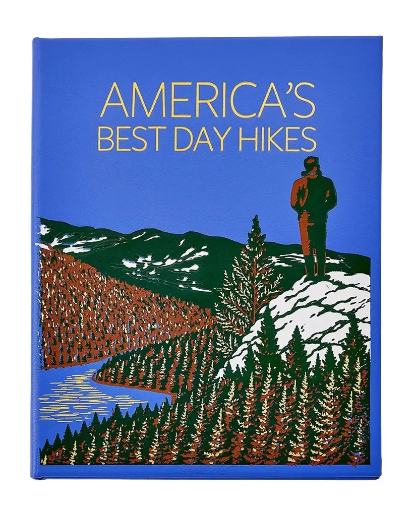 Graphic Image "America's Best Day Hikes: Spectacular Single-Day Hikes Across the States" Leather-Bound Book by Derek Dillinger