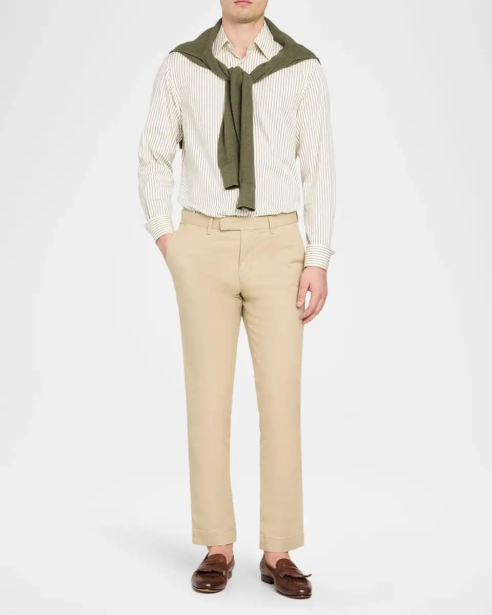 Polo Ralph Lauren Men's Cotton Straight-Leg Pants | Thumbnail 2 Polo Ralph Lauren Men's Cotton Straight-Leg Pants | Thumbnail 2