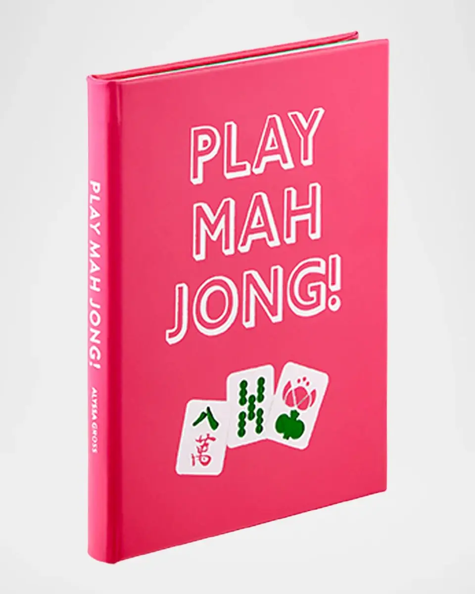 Graphic Image "Play Mah Jong! An All-Levels Guide to American Mahjong" Leather-Bound Book by Alyssa Gross | Thumbnail 2 Graphic Image "Play Mah Jong! An All-Levels Guide to American Mahjong" Leather-Bound Book by Alyssa Gross | Thumbnail 2