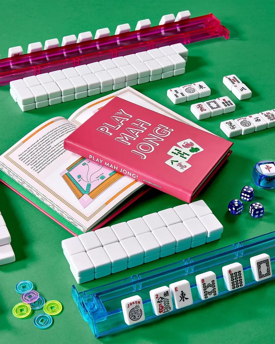 Graphic Image "Play Mah Jong! An All-Levels Guide to American Mahjong" Leather-Bound Book by Alyssa Gross | Thumbnail 9 Graphic Image "Play Mah Jong! An All-Levels Guide to American Mahjong" Leather-Bound Book by Alyssa Gross | Thumbnail 9