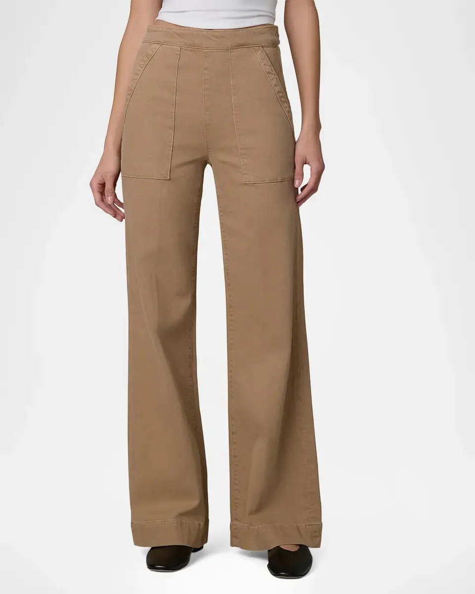 Joe's Jeans The Side Zip Wide-Leg Stretch Denim Pants | Thumbnail 4 Joe's Jeans The Side Zip Wide-Leg Stretch Denim Pants | Thumbnail 4