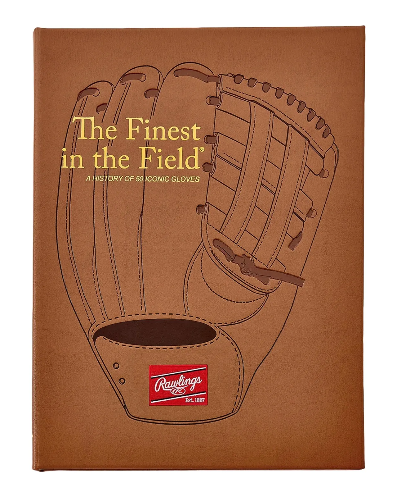 Graphic Image "The Finest in the Field: A History of Iconic Gloves" Leather-Bound Book by Ed Wheatley