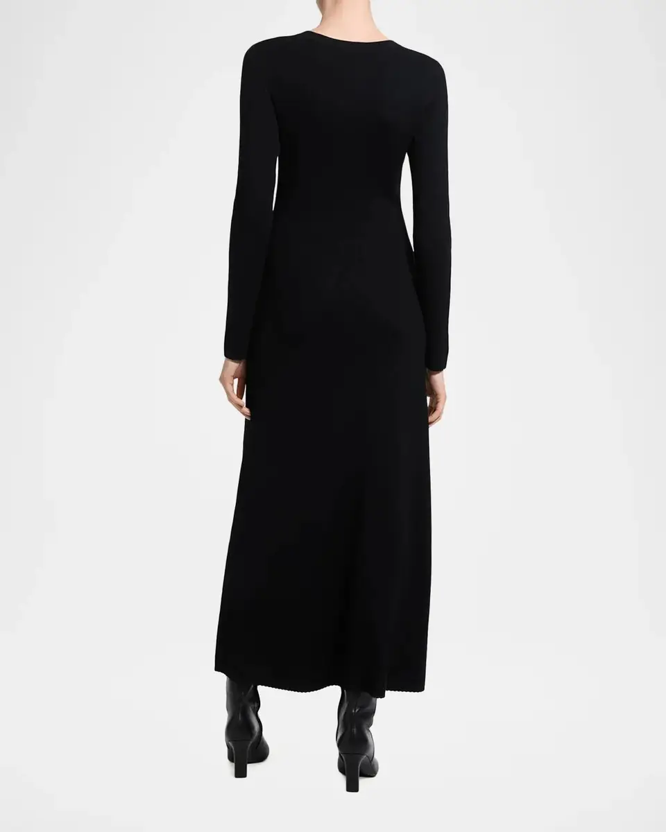 Theory Merino Wool Crewneck Midi Dress | Thumbnail 3