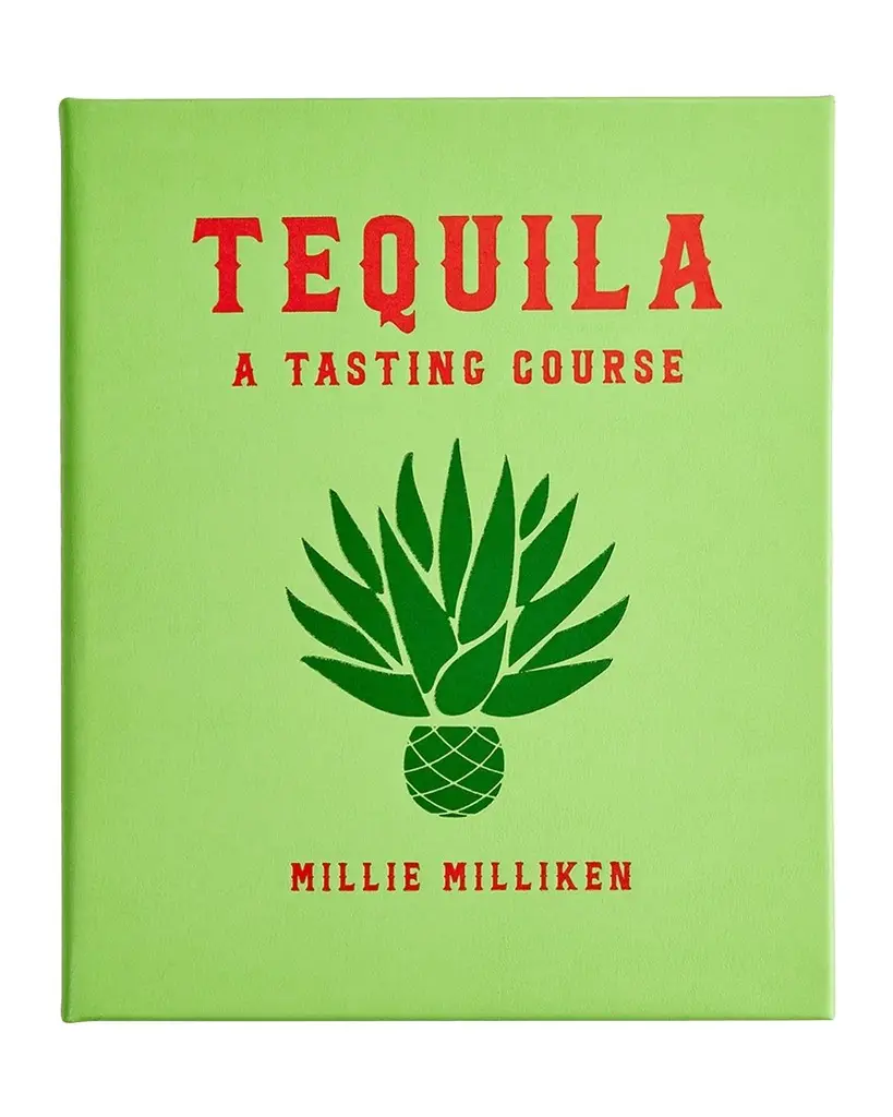 Graphic Image "Tequila: A Tasting Course" Leather-Bound Book by Millie Milliken