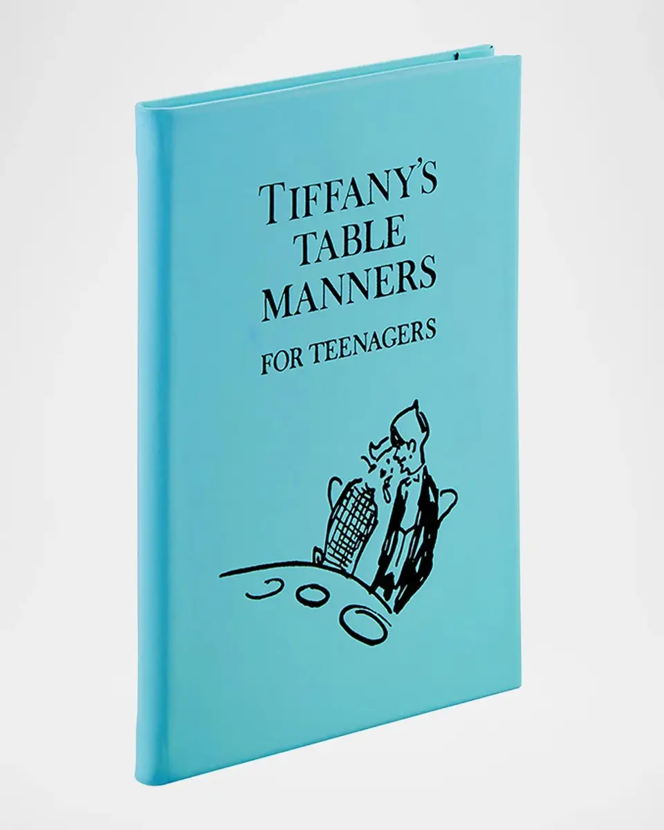 Graphic Image "Tiffany's Table Manners for Teenagers" Leather Bound Book | Thumbnail 2 Graphic Image "Tiffany's Table Manners for Teenagers" Leather Bound Book | Thumbnail 2