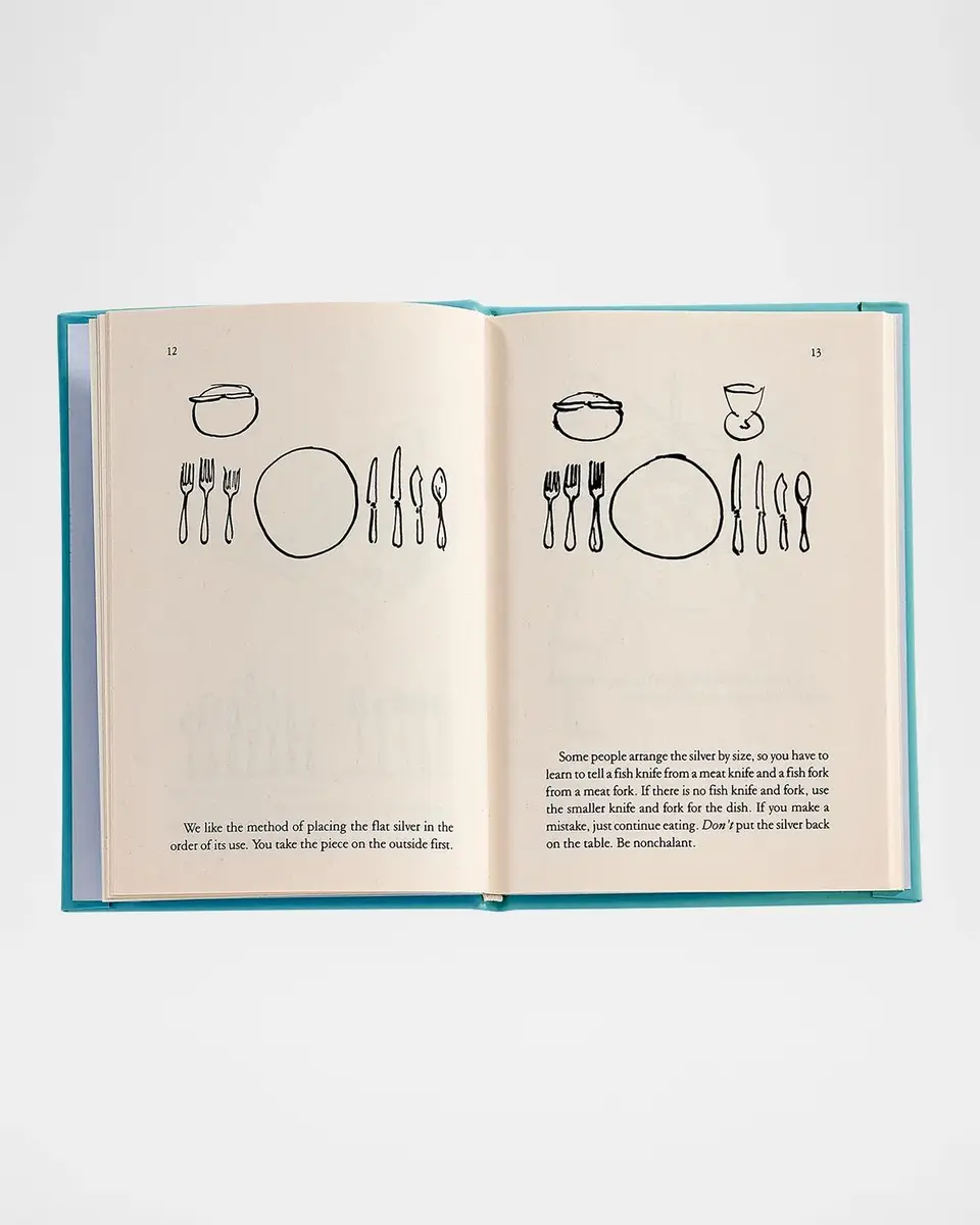 Graphic Image "Tiffany's Table Manners for Teenagers" Leather Bound Book | Thumbnail 3 Graphic Image "Tiffany's Table Manners for Teenagers" Leather Bound Book | Thumbnail 3