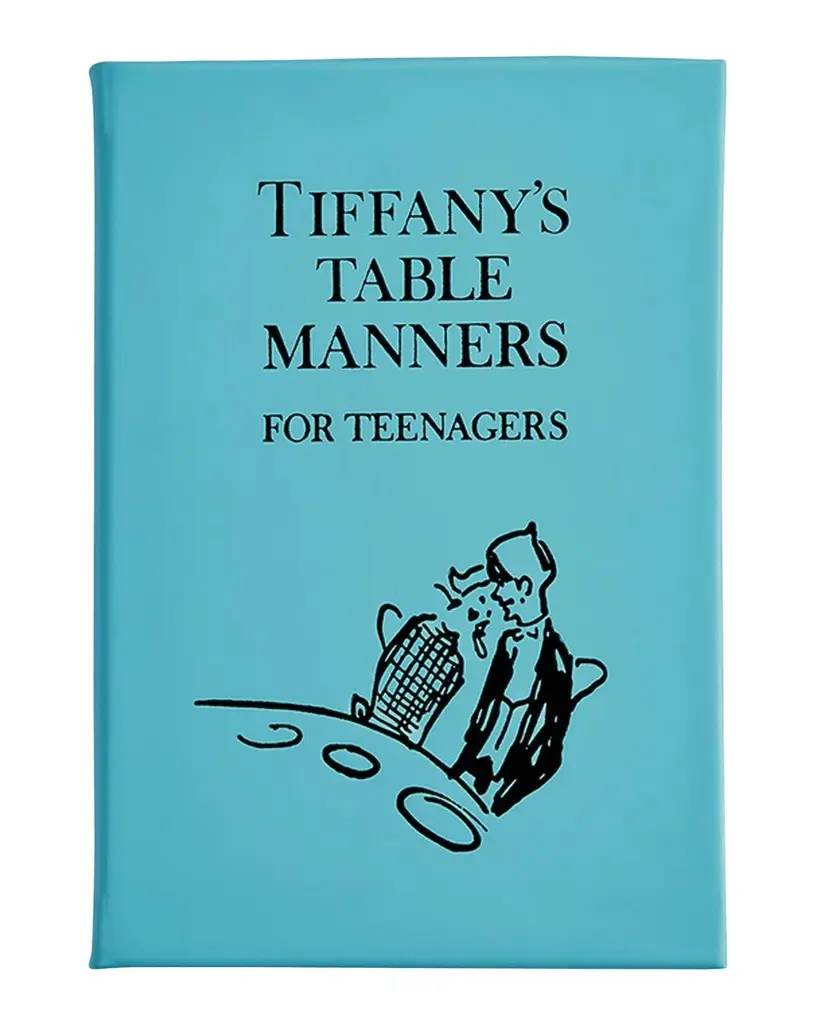 Graphic Image "Tiffany's Table Manners for Teenagers" Leather Bound Book