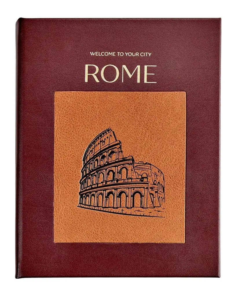 Graphic Image "Trope Rome" Leather-Bound Book Edited by Michelle Fitzgerald & Kendra Huspaska