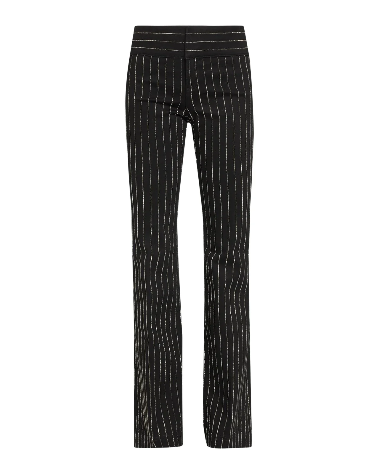 Hot Embelleshed Pinstripe Bootcut-Leg Jeans